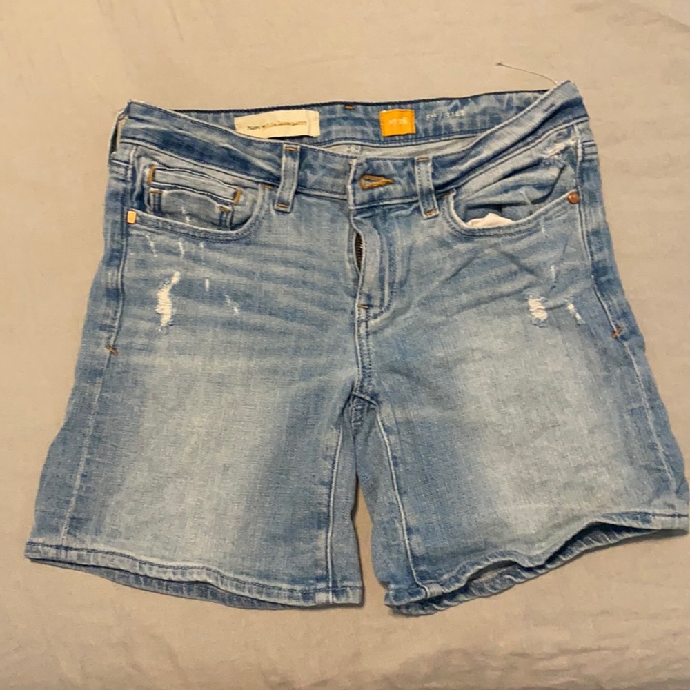 Pilcro and the Letterpress by Anthro denim shorts